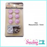 BUTTON - RIVET&EYELET(TOOLS)-METAL-15MM